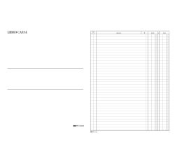 Libro cassa - 31 x 24,5cm - 100 fogli - Edipro