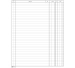 Libro cassa - 31 x 24,5cm - 100 fogli - Edipro