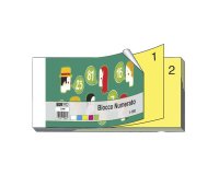 Blocco numerato 1/100 - matrice+figlia - monocolore - 13 x 6 cm - Edipro