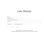 Blocco presenze - 15 x 23cm - 50/50 fogli autoricalcanti - Edipro