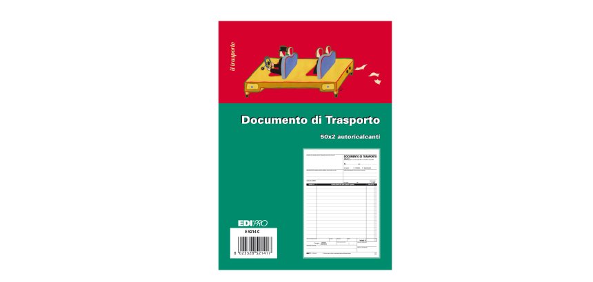 Blocco DDT - 50/50 fogli autoricalcanti - 23 x 15cm - Edipro