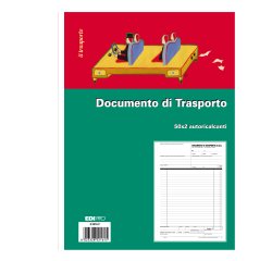 Blocco DDT - 50/50 fogli autoricalcanti - 29,7 x 21cm - Edipro
