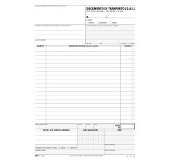 DDT Snap - 3 copie autoricalcanti - 31 x 20,5cm - 100 fogli - Edipro