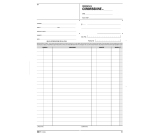 Blocco copia commissioni - 50 fogli 2 copie autoricalcanti - 29,7 x 21cm - Edipro