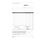 Blocco ricevute sanitarie - 50/50 fogli autoricalcanti - 23 x 15cm - Edipro