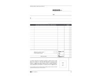 Blocco ricevute sanitarie - 50/50 fogli autoricalcanti - 23 x 15cm - Edipro