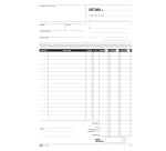 Blocco fatture 3 aliquota Iva - 50 fogli 2 copie autoricalcanti - 29,7 x 21cm - Edipro