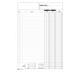 Blocco prima nota cassa entrate/uscite - 50/50 fogli autoricalcanti - 31 x 21cm - Edipro