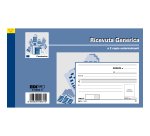 Blocco ricevute generiche - 50 fogli 2 copie autoricaricanti - 9,9 x 17cm - 50 fogli - Edipro
