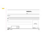 Blocco ricevute generiche - 50 fogli 2 copie autoricaricanti - 9,9 x 17cm - 50 fogli - Edipro