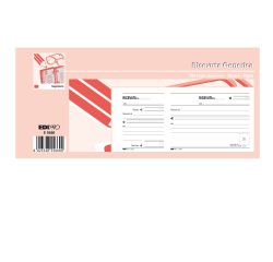 Blocco ricevute generiche - uso mano - 11 x 21cm - 100 fogli - Edipro