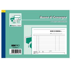 Blocco buoni di consegna - 50/50 fogli ricalcanti - 12 x 17,5cm - Edipro