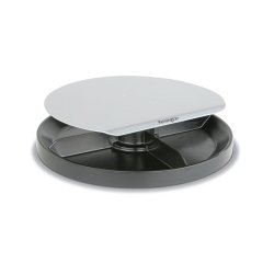 Supporto monitor Spin2 - portaccessori - portata massima 18 kg - grigio - Kensington