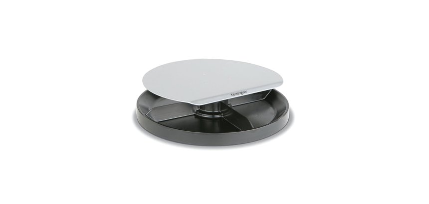 Supporto monitor Spin2 - portaccessori - portata massima 18 kg - grigio - Kensington