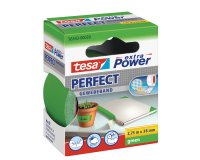 Nastro adesivo telato XP Perfect - 38 mm x 2,7 m - tela plastificata - verde - Tesa