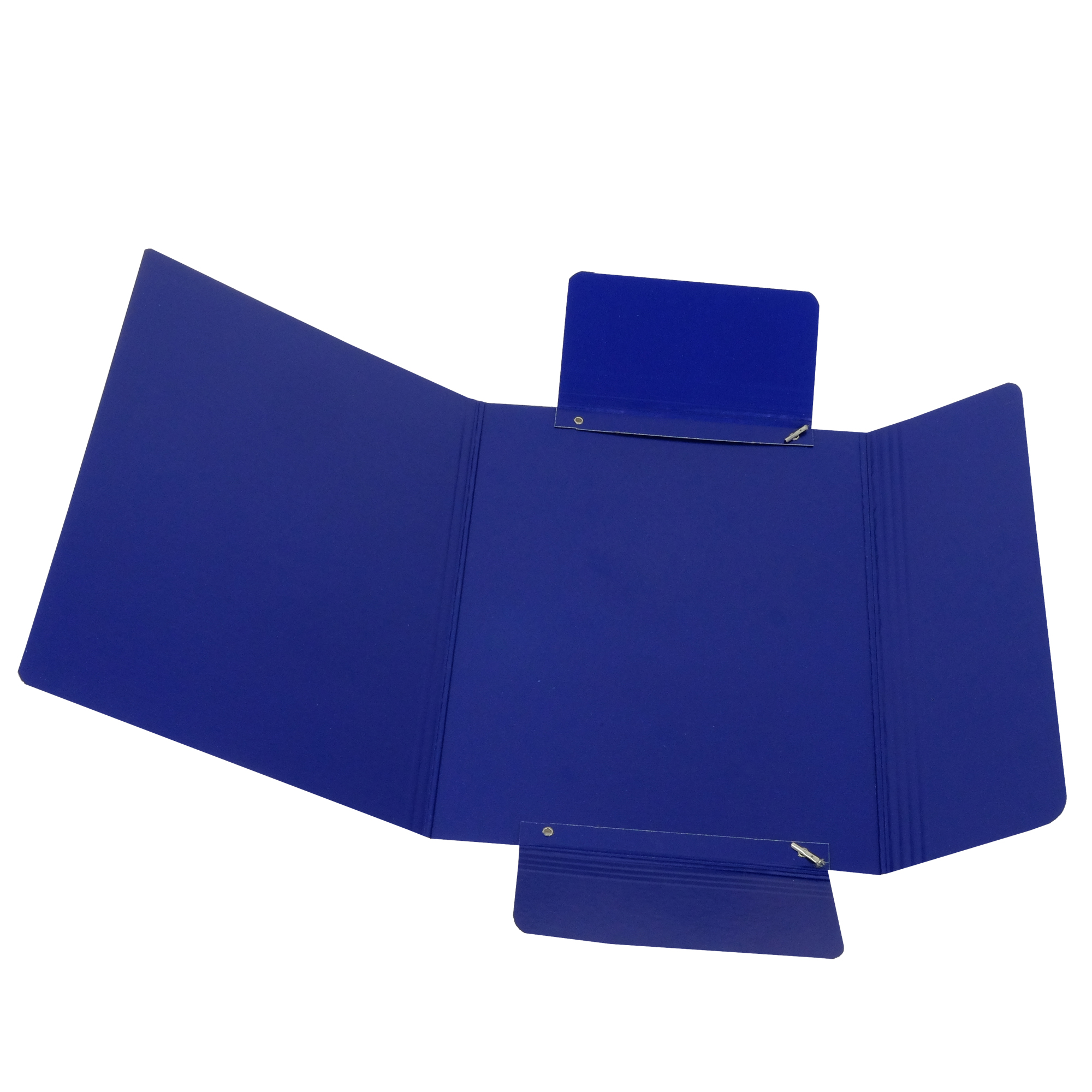 Cartellina con elastico - cartoncino plastificato - 3 lembi - 550 gr -  25x35 cm - blu - Esselte su