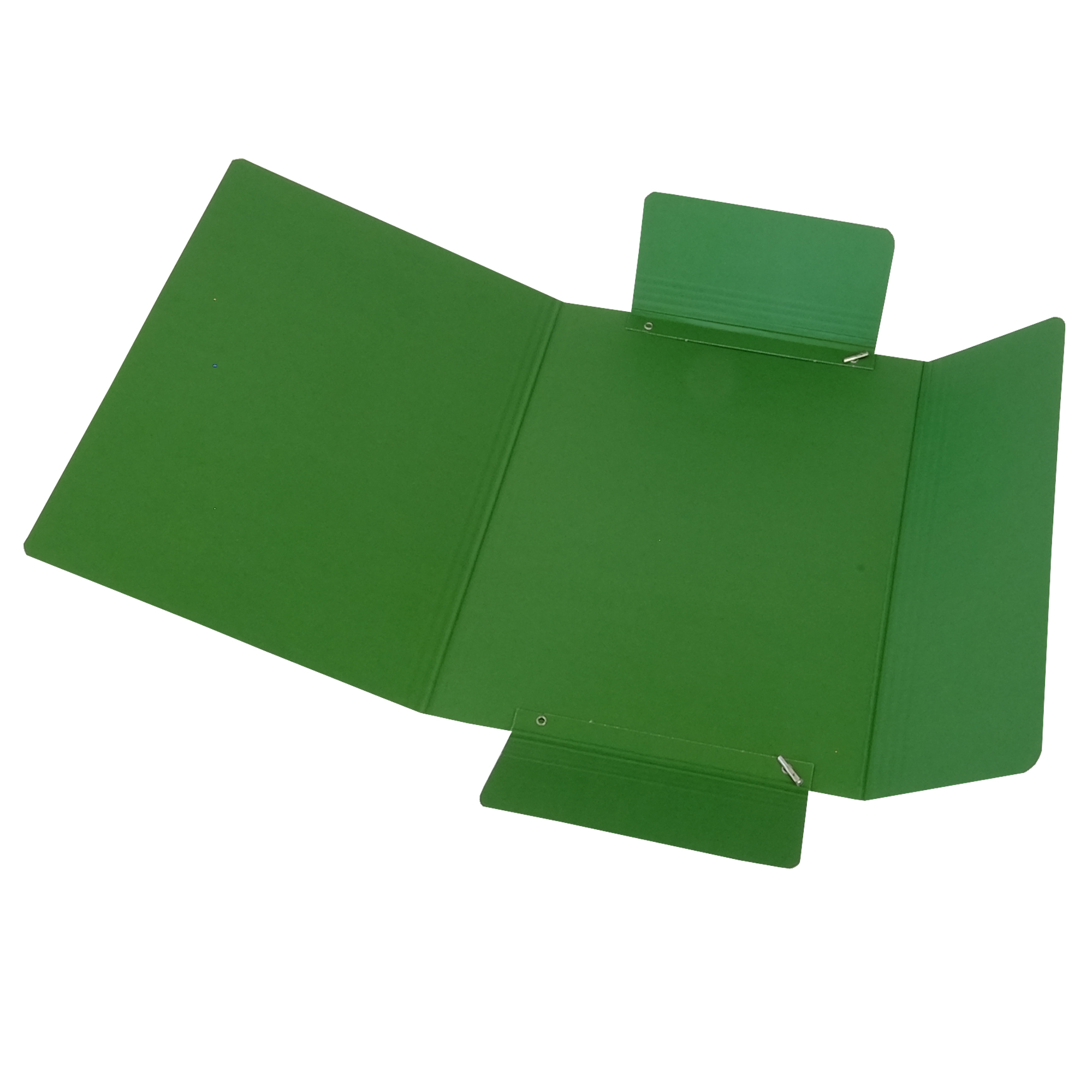 Cartellina con elastico - presspan - 3 lembi - 700 gr - 25x34 cm - verde -  Cartotecnica del Garda su