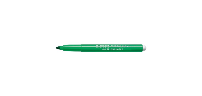 Pennarello Turbomaxi Monocolore - punta ø5mm - verde chiaro - Giotto