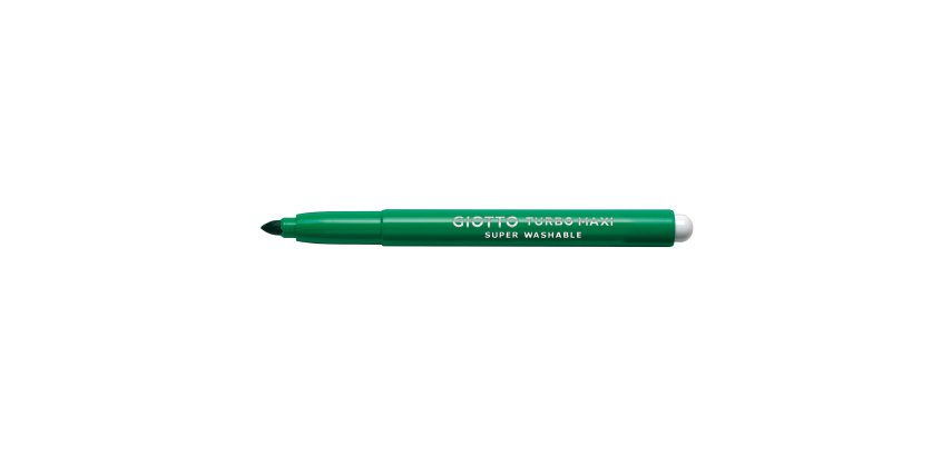 Pennarello Turbomaxi Monocolore - punta ø5mm - verde cinabro - Giotto
