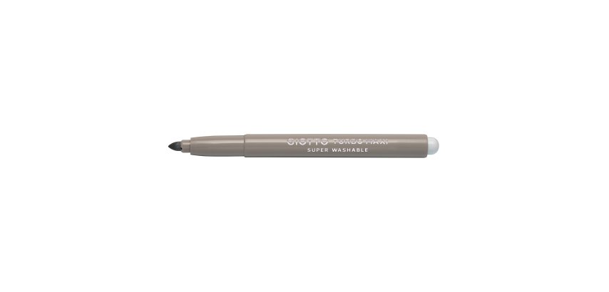 Pennarello Turbomaxi Monocolore - punta ø5mm - grigio - Giotto