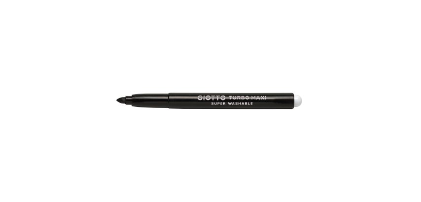Giotto Turbo Maxi felt pen Black 12 pc(s)