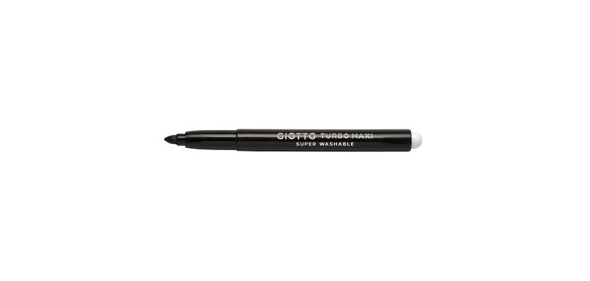 Giotto Turbo Maxi felt pen Black 12 pc(s)