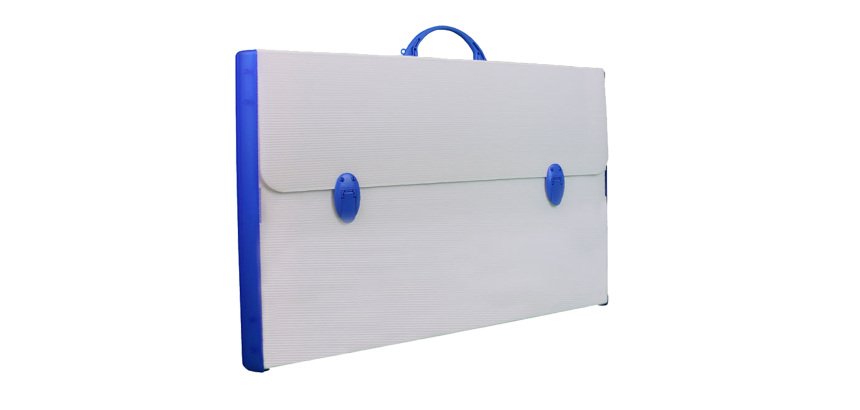 Valigetta polionda 235/R - 37x60cm - dorso 5cm rigido - Favorit