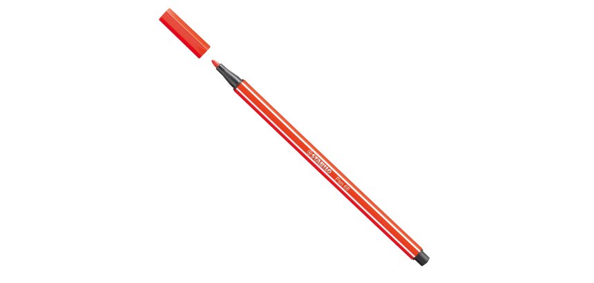 Pennarello Pen 68 - rosso chiaro 40 - Stabilo