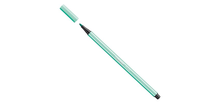 Pennarello Pen 68  - verde ghiaccio 13 - Stabilo
