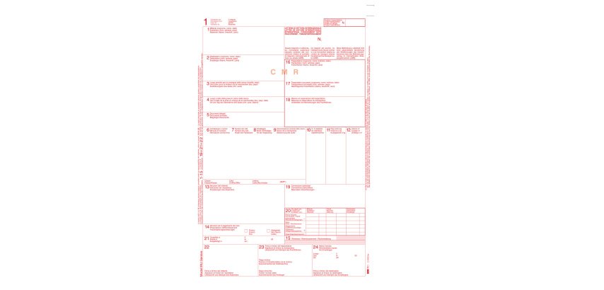 C.M.R. lettera vettura internazionale - 5 copie snap - 29,7 x 21cm - 50 fogli - Edipro
