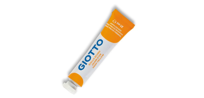 Tempera Tubo 7 - 21ml - giallo scuro - Giotto