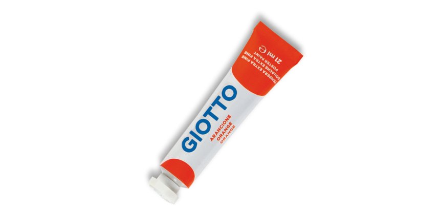 Colore a tempera - 21ml - tubo 7 - arancione 05 - Giotto