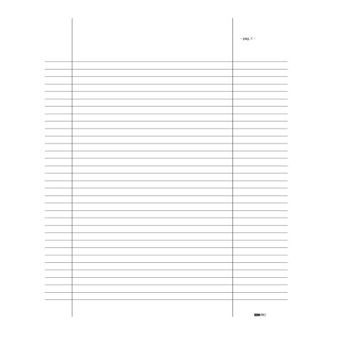 Registro libro soci - 31 x 24,5cm - 92pg - numerate - Edipro