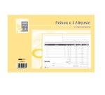 Blocco fatture 3 aliquote Iva - 50 fogli 2 copie autoricalcanti - 15 x 23cm - Edipro
