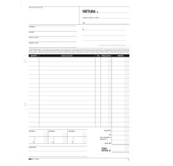 Blocco fattura generica - 50/50 fogli autoricalcanti - 29,7 x 21cm - Edipro