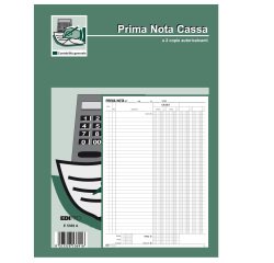 Blocco prima nota cassa - 50/50 fogli autoricalcanti - 31 x 21cm - Edipro