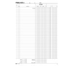 Blocco prima nota cassa - 50/50 fogli autoricalcanti - 31 x 21cm - Edipro
