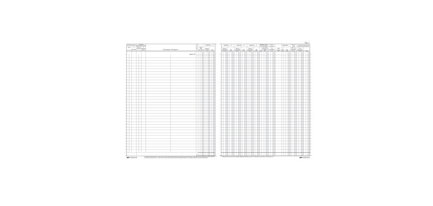 Registro Iva acquisti - 31 x 24,5cm - 22pg - numerate - Edipro