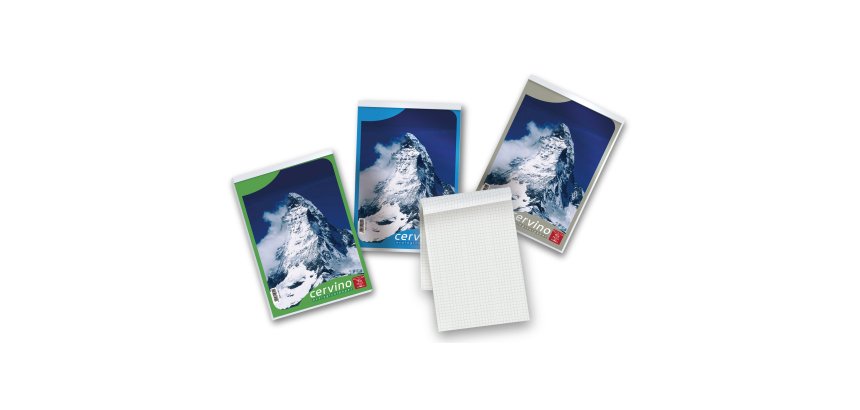Blocco Cervino - A4 - 210 x 297mm -  50gr - 50 fogli - 5mm - Pigna