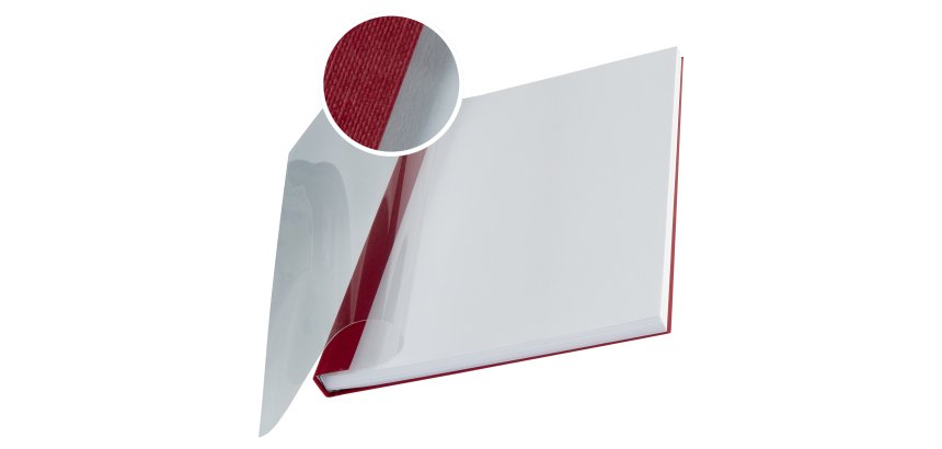 Copertine Impressbind - flessibile - 3,5 mm - bordeaux - Leitz - scatole 10 pezzi