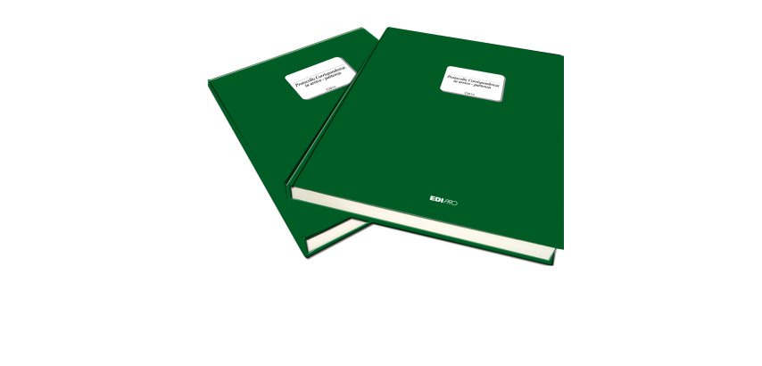 Registro corrispondenza arrivo/partenza - 31 x 24,5cm - 200 fogli - Edipro