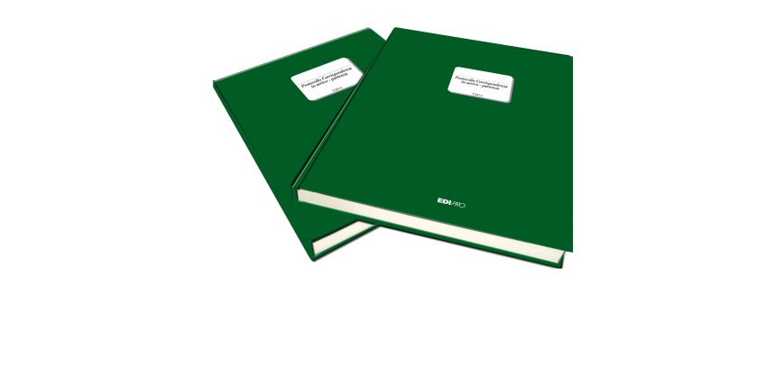 Registro corrispondenza arrivo/partenza - 31 x 24,5cm - 200 fogli - Edipro