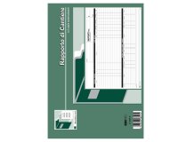 Blocco rapporto di cantiere - 50/50 fogli autoricalcanti - 21 x 30cm - Edipro