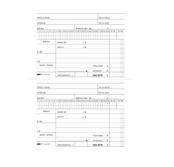 Blocco retribuzioni domestici - 24 x 15cm - 25 fogli 3 copie ricalcanti - Edipro