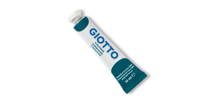 Tempera Tubo 4 - 12ml - turchese - Giotto