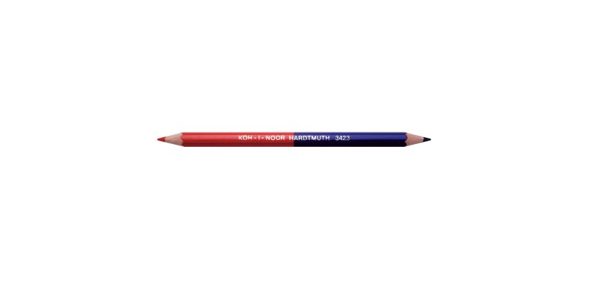 Matita bicolore grossa - rosso/blu - Koh.I.Noor - conf. 12 pezzi