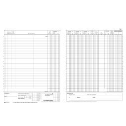 Registro Iva fatture - 31 x 24,5cm - 22pg - numerate - Edipro