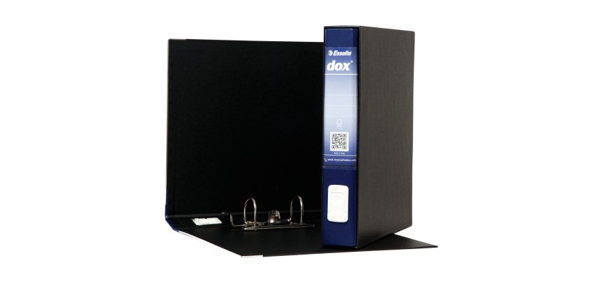 Registratore Dox 4 - dorso 5 cm - commerciale 23 x 29,7 cm - blu - Esselte Dox