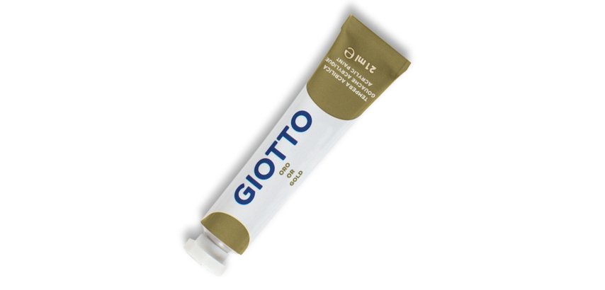 Tempera acrilica extraconcentrata - 21ml - oro - Giotto
