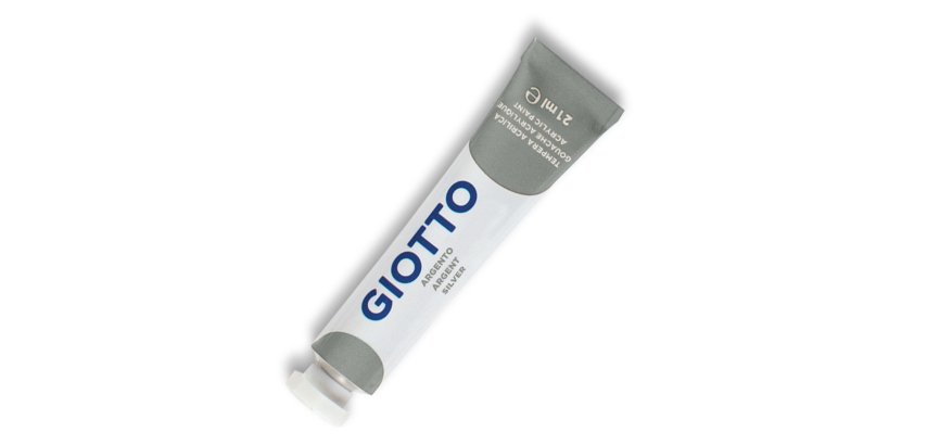 Tempera acrilica extraconcentrata - 21ml - argento - Giotto